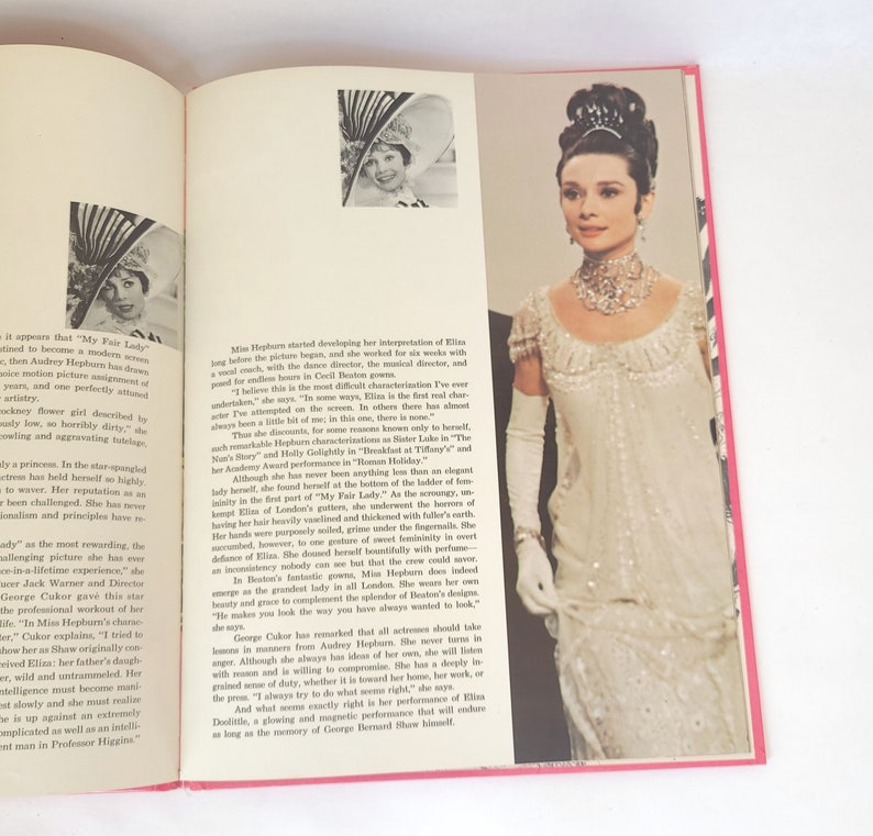 Vintage 1964 My Fair Lady Warner Bros Book Vintage My Fair Lady Book / Vintage Movie Book image 8