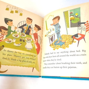 Vintage 1959 There Was Once A Little Boy by Blossom Budney Wonder Books Vintage Wonder Book / Vintage Kids Book / Fifties Kids Book image 9