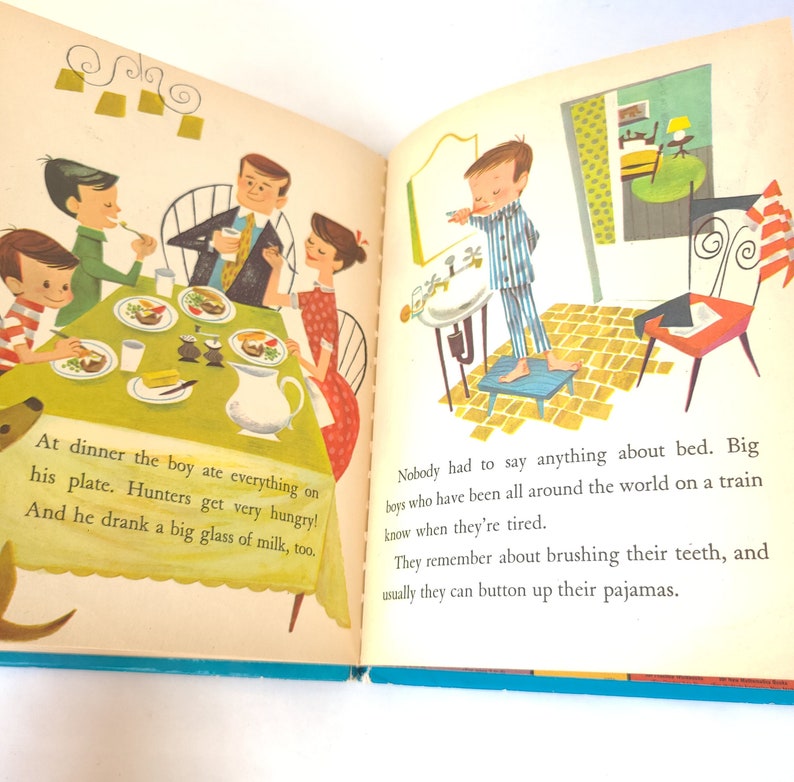 Vintage 1959 There Was Once A Little Boy by Blossom Budney Wonder Books Vintage Wonder Book / Vintage Kids Book / Fifties Kids Book image 9