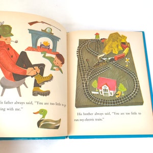 Vintage 1959 There Was Once A Little Boy by Blossom Budney Wonder Books Vintage Wonder Book / Vintage Kids Book / Fifties Kids Book image 6