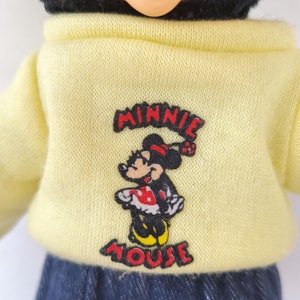 Peluche Minnie Mouse alla moda vintage degli anni '80 8413 di Applause Peluche anni Ottanta / Disney vintage / Giocattolo anni Ottanta immagine 6