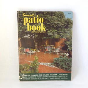 1966 Sunset Patio Book - Vintage How To Book