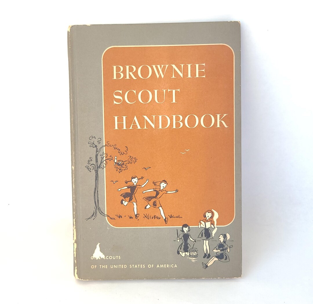 Vintage 1954 Brownie Scout Handbook Girl Scout Handbook / Vintage Girl ...