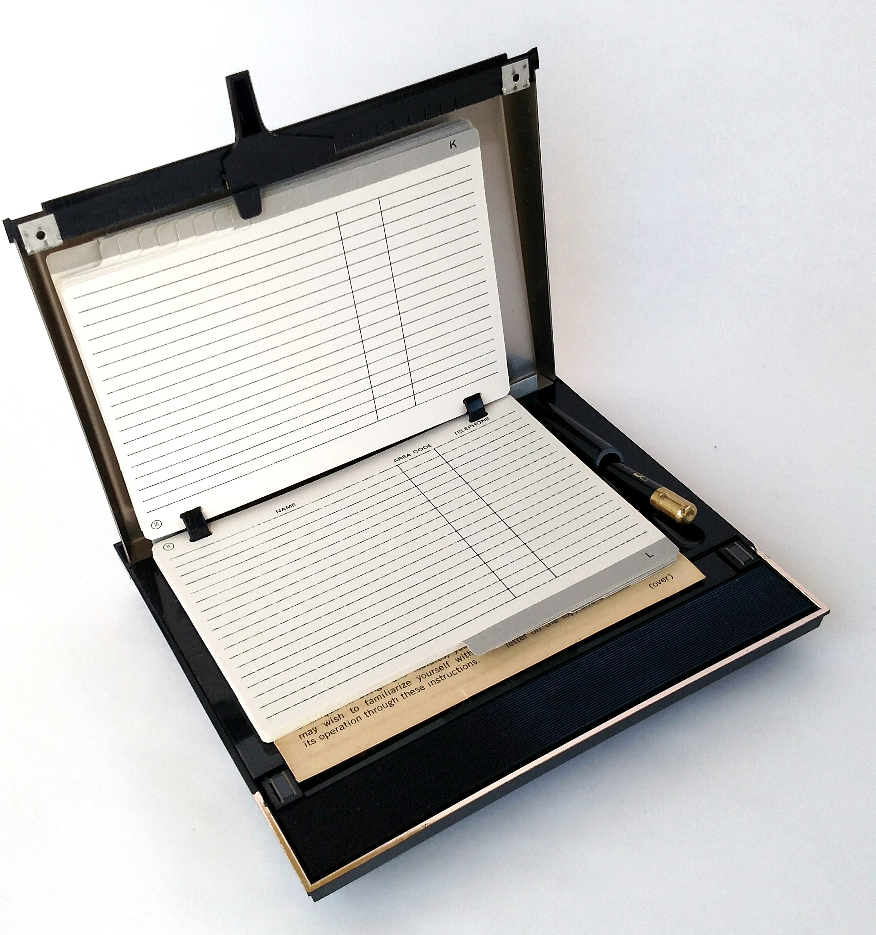 Vintage Mid Mod Desk Address Book by Park Sherman