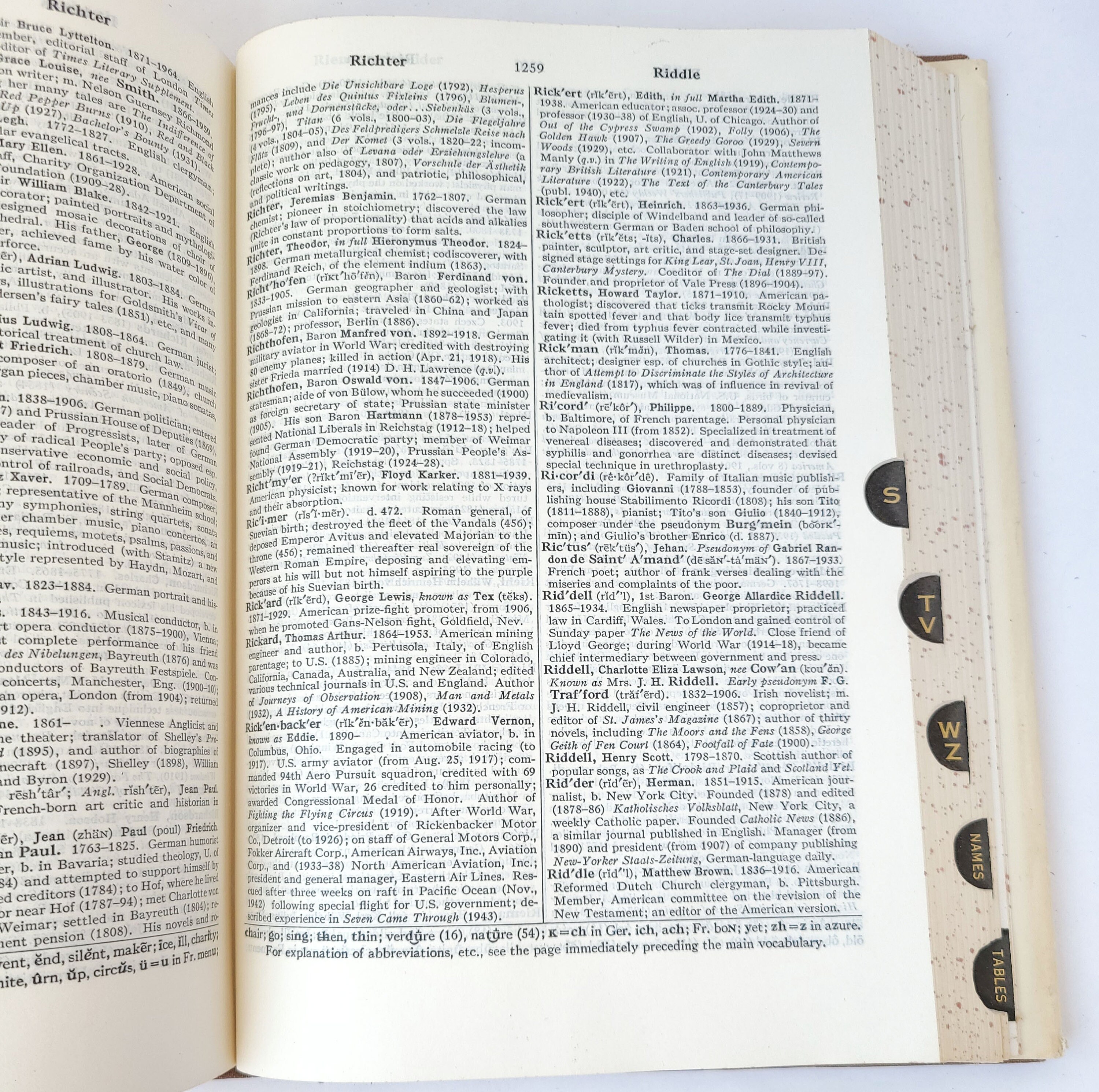 Vintage 1969 Webster's Biographical Dictionary Vintage - Etsy