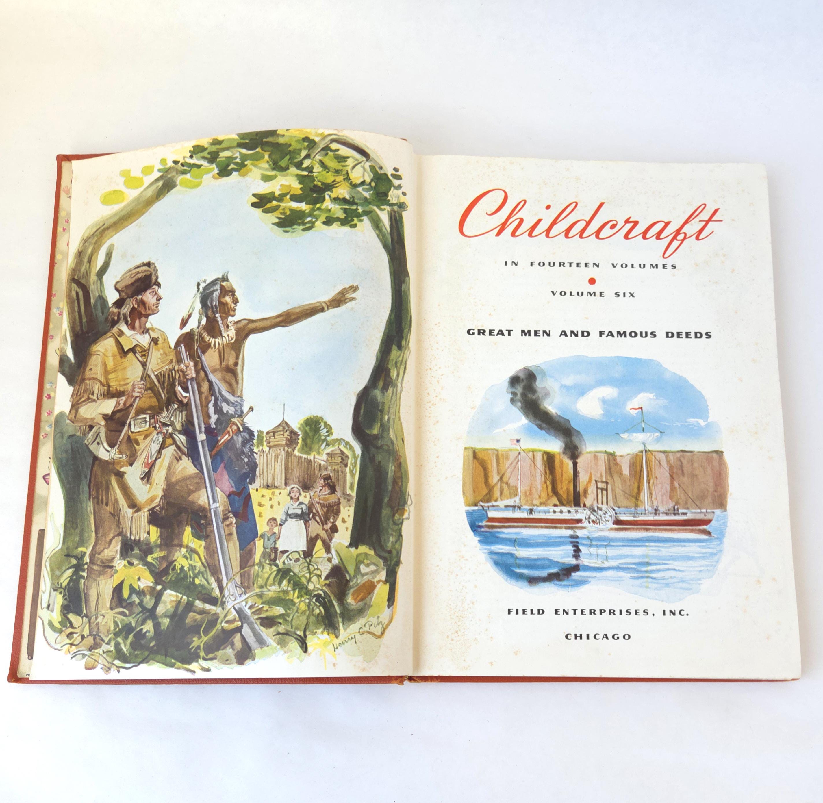1949 Childcraft Anthology - Vintage Illustrated Kid's Book, Volume