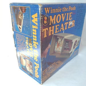 Vintage 1980 Winnie The Pooh Movie Theater Vintage Toy / Eighties Toy / Retro Toy image 3