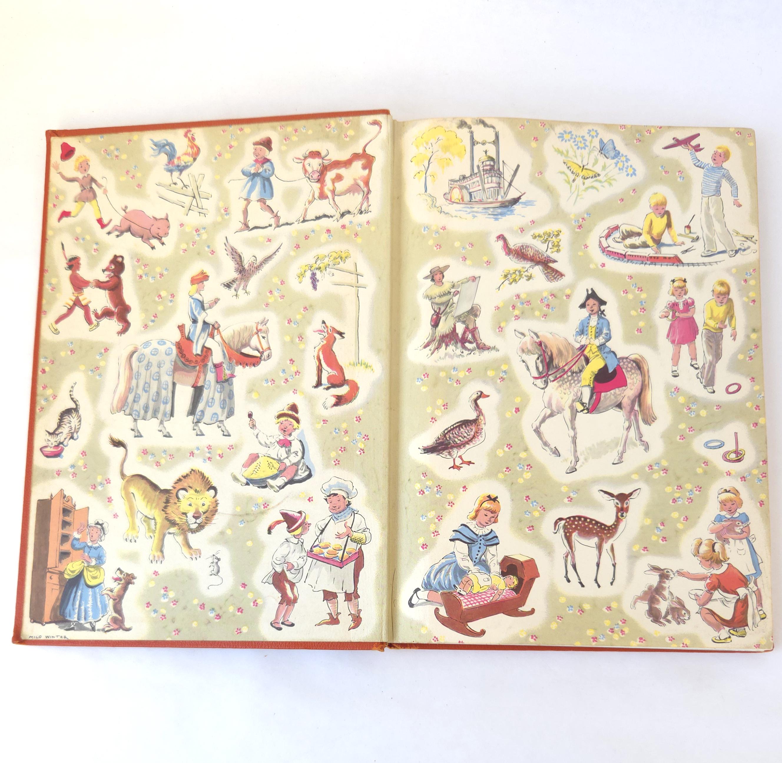 1949 Childcraft Anthology - Vintage Illustrated Kid's Book, Volume