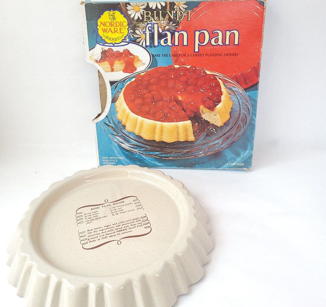 Vintage Nordic Ware Bundt Flan Pan in Box Vintage Baking / Etsy