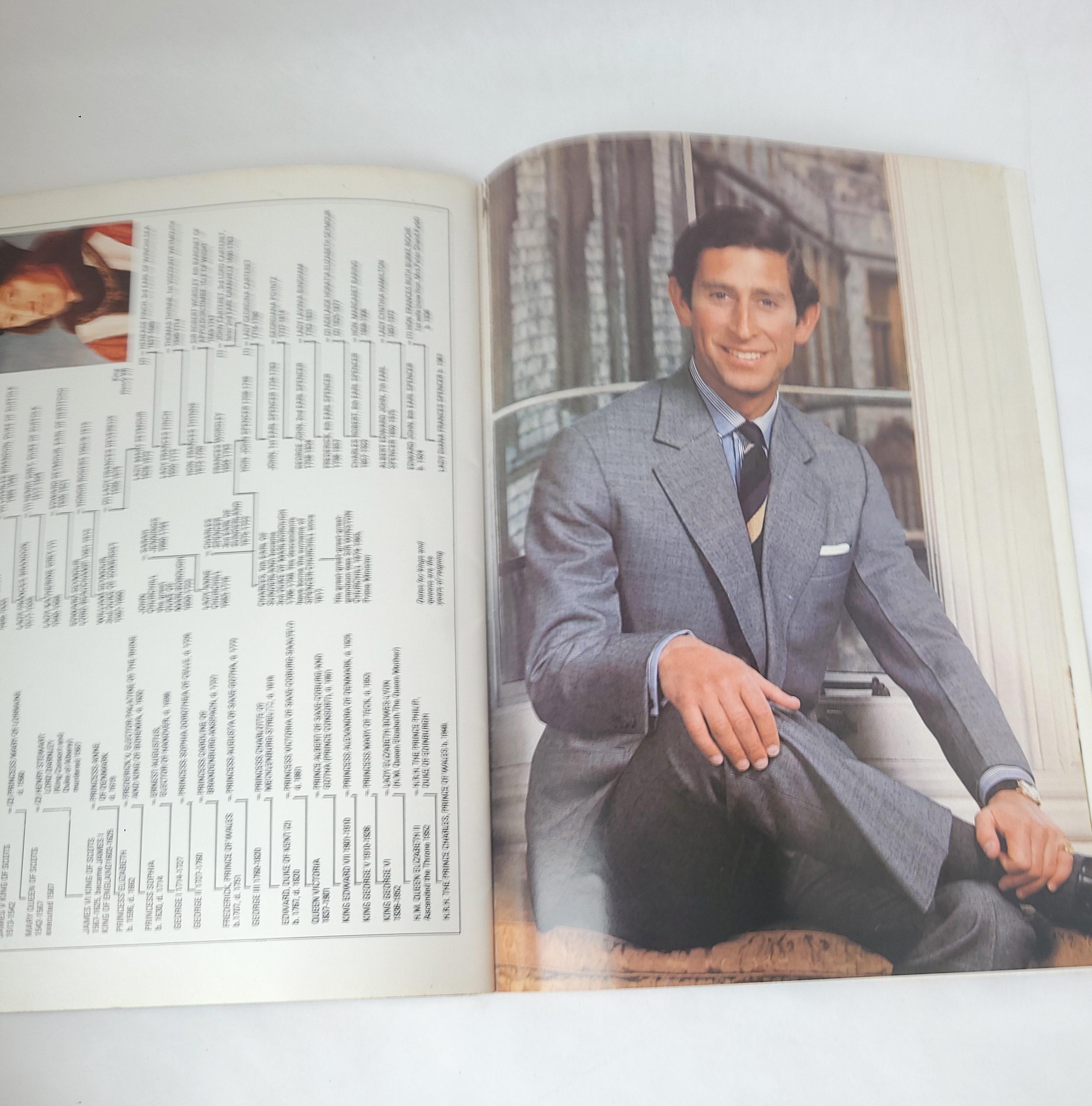 1981年 ロイヤルウェディング記念 チャールズ皇太子 ダイアナ妃 1981年ロイヤルウェディング記念ブック：チャールズ皇太子とダイアナ妃