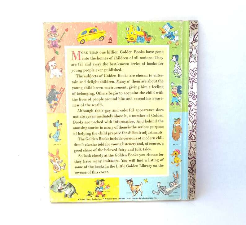 Vintage 1960's Bedtime Stories A Little Golden Book Vintage Kids Book / Retro Kids Book / Kitschy Kids Book / Kitschy Cute imagem 2