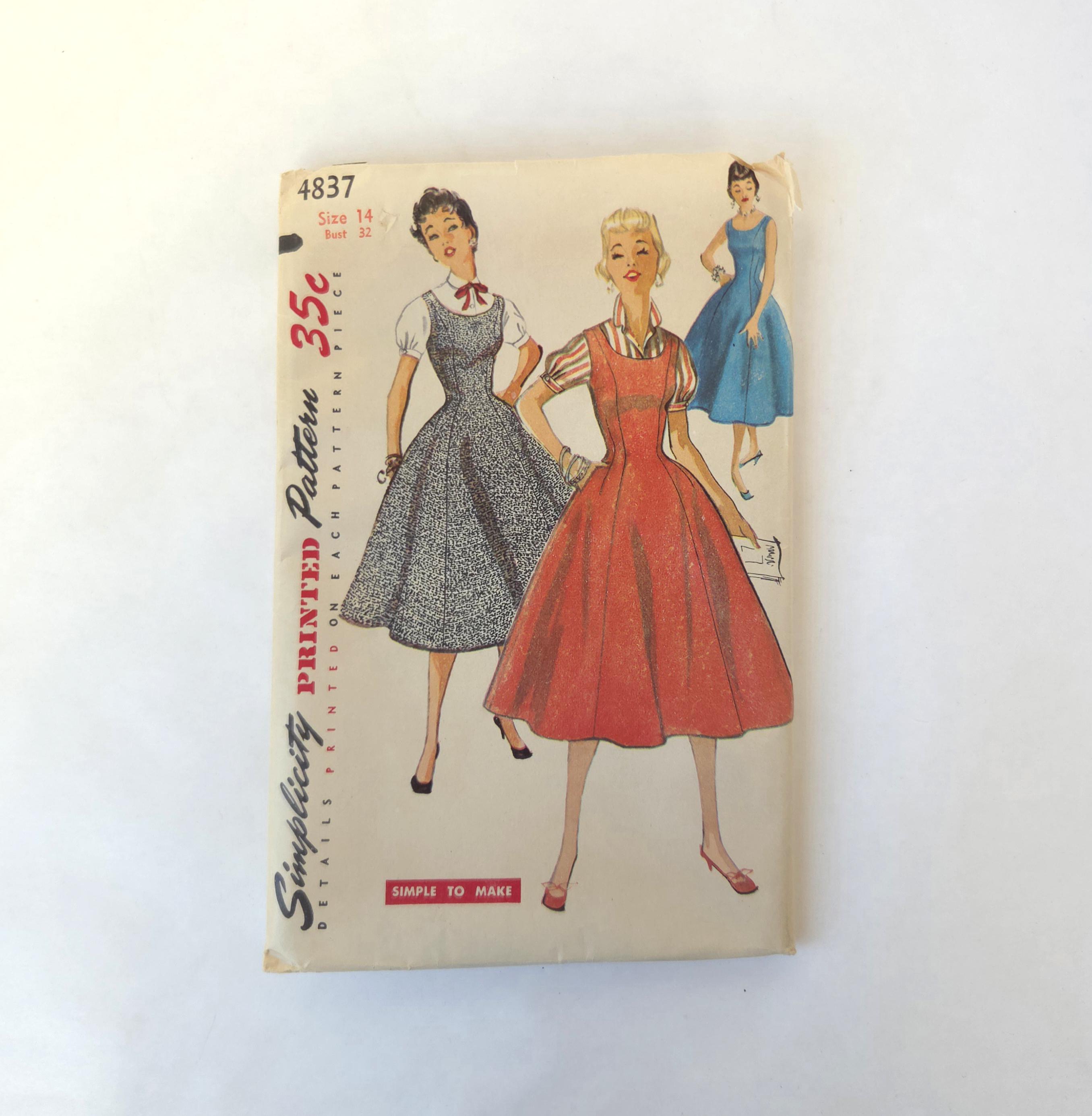 1954 Dress Fashion - Etsy