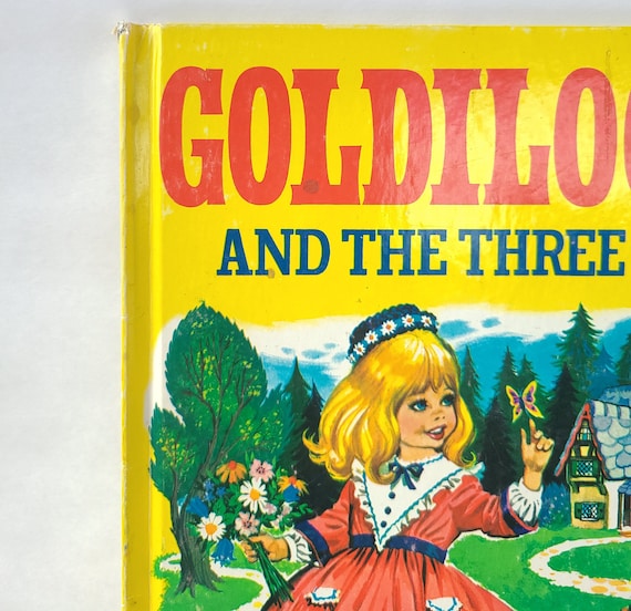 1973年 ゴルディロックスと三匹のクマの本 - ヴィンテージエメラルド