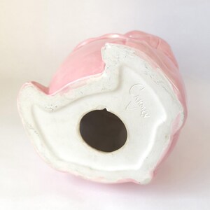 Vintage Large Ceramic Piggy Bank with Bowtie: Kitschy Decor image 10