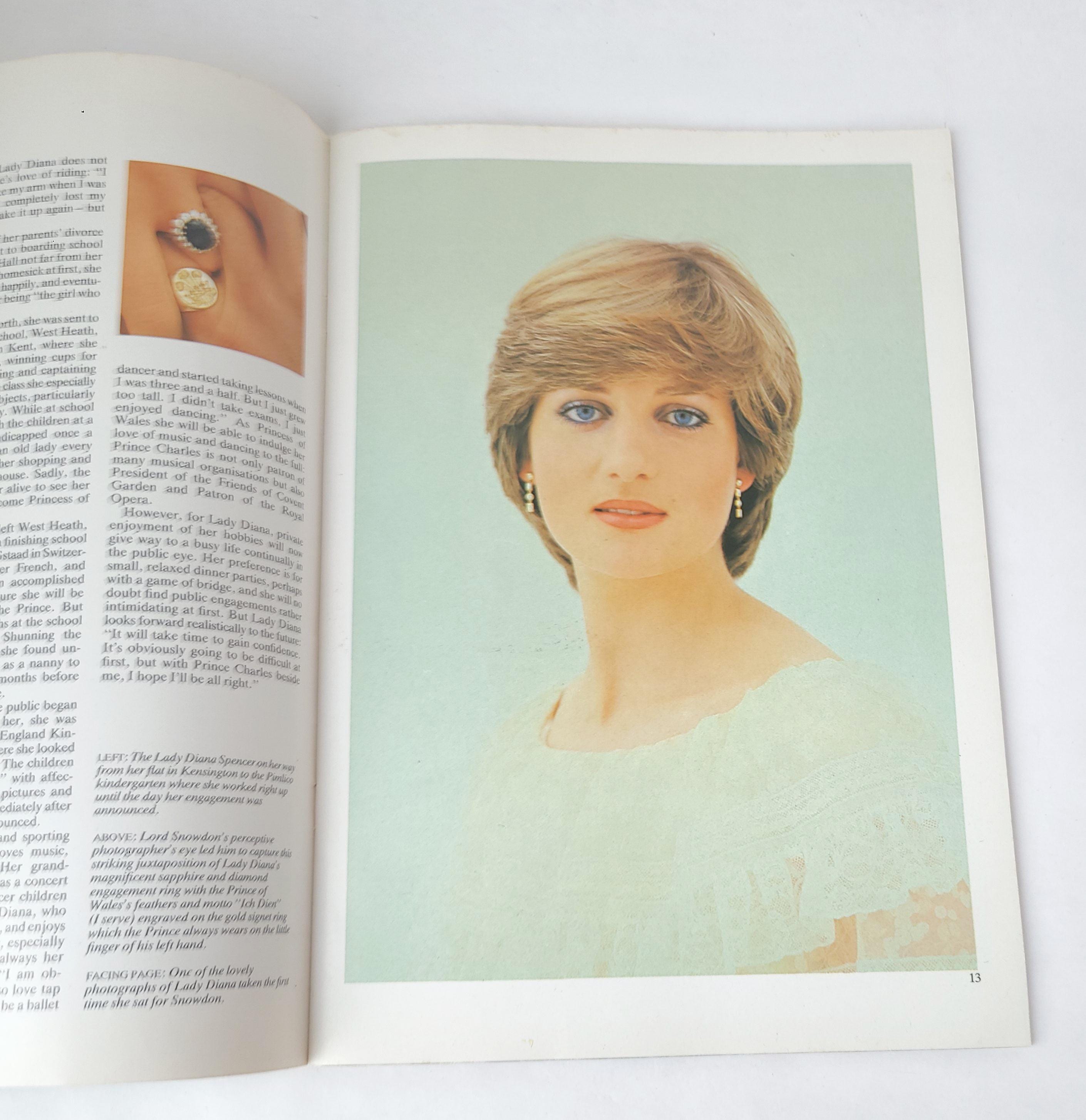 1981年ロイヤルウェディング記念ブック：チャールズ皇太子とダイアナ妃