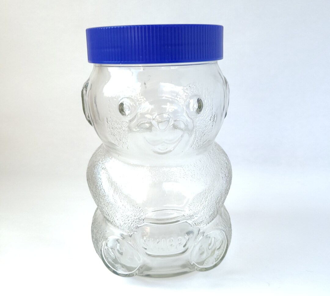 Vintage Skippy Peanut Butter Glass Bear Jar Etsy