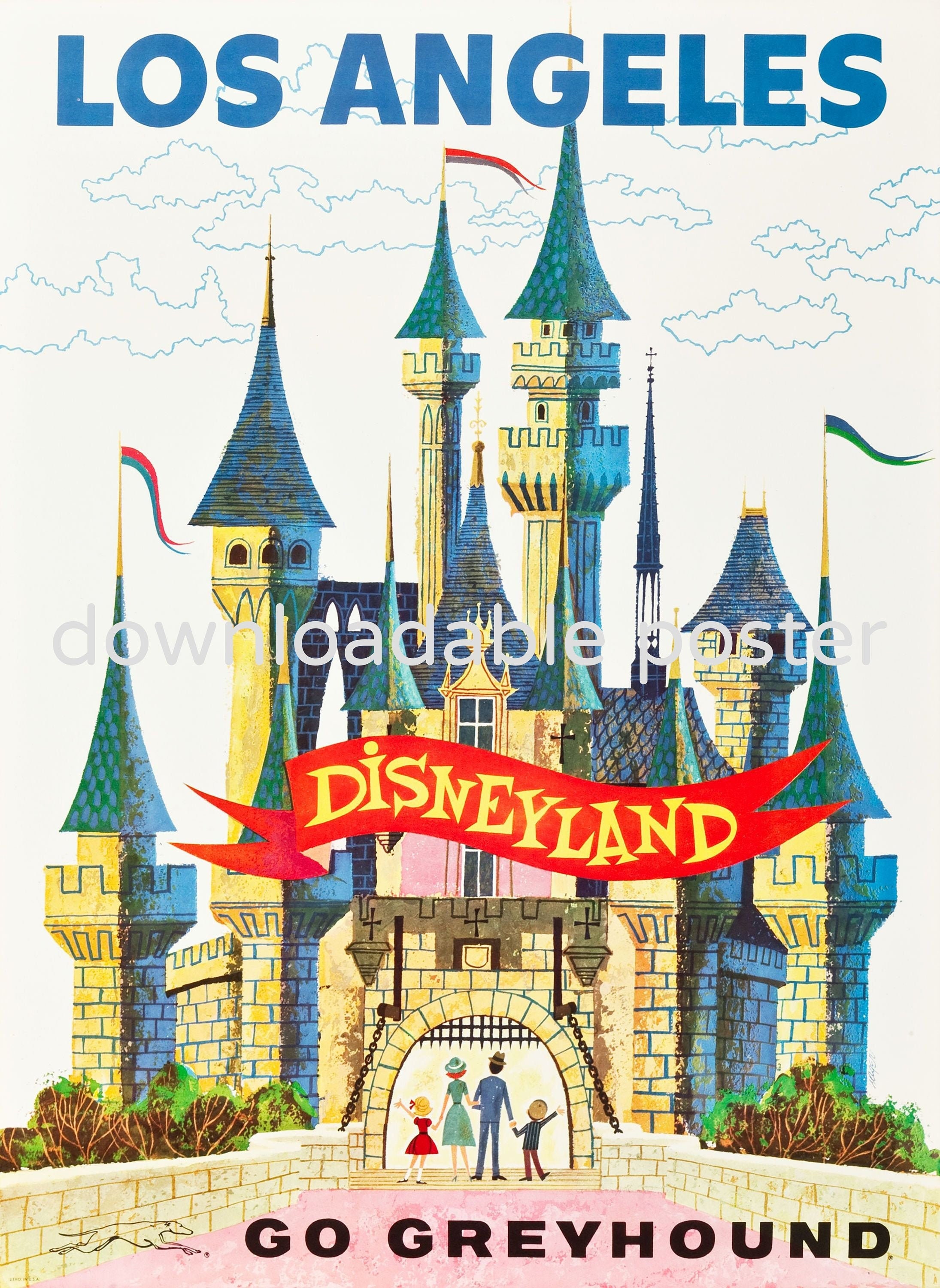 Disneyland Poster - Etsy