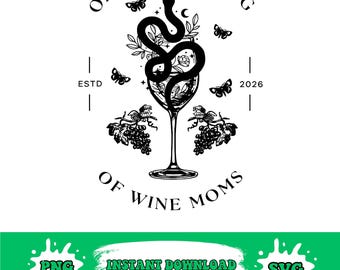 Organized Gang of Wine Moms png