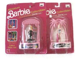 Barbie Miniature Collectibles Solo in the Spotlight and Barbie Bathing Beauty