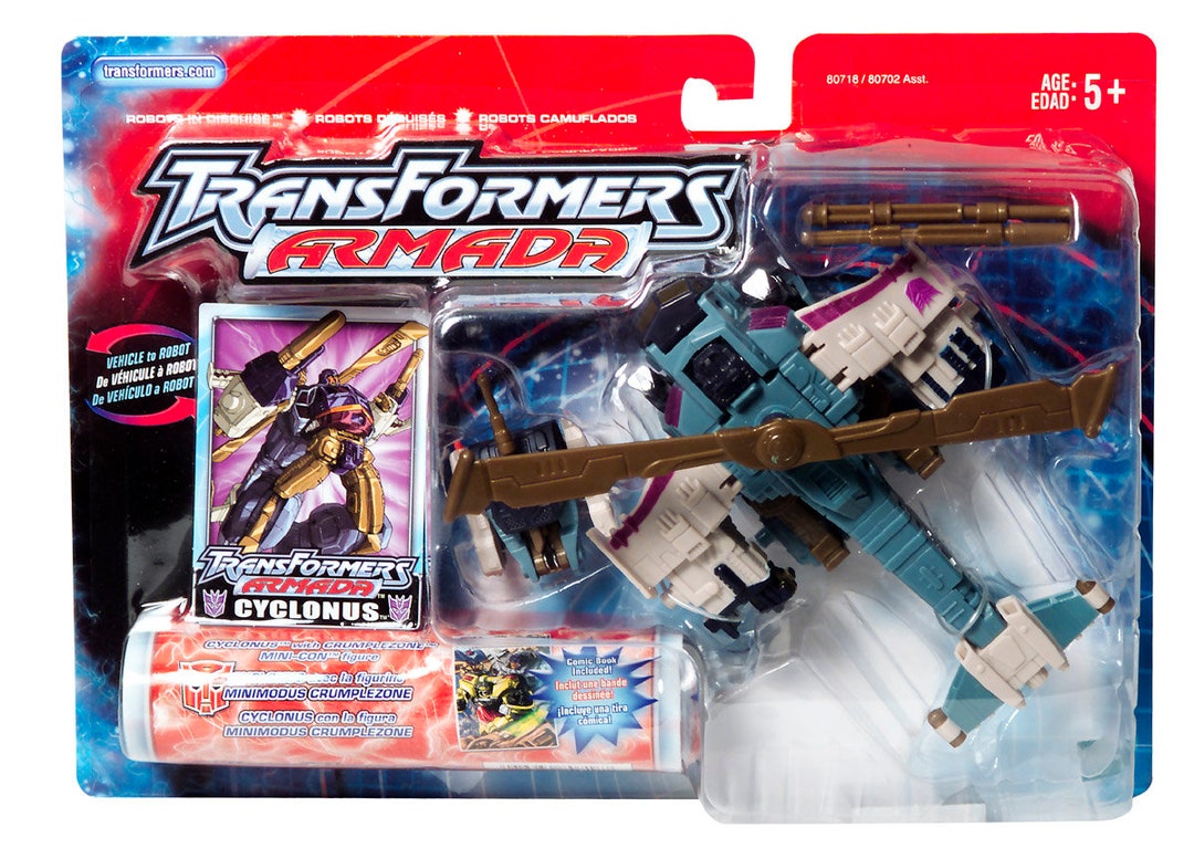 Transformers Armada Cyclonus With Crumplezone Etsy