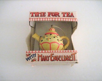 Mary Englebreit Teapot Ornament