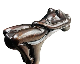 Fashionable Walking cane for men-Nymph Wooden Walking sticks canes wood