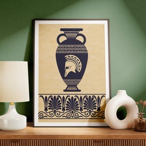 Ancient Greek Mythology Poster : Greek Amphora  (Digital Download)