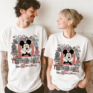Comfort Colors® Walt Disney World Mickey Shirt Vintage Park Unisex Graphic Tee 画像 2