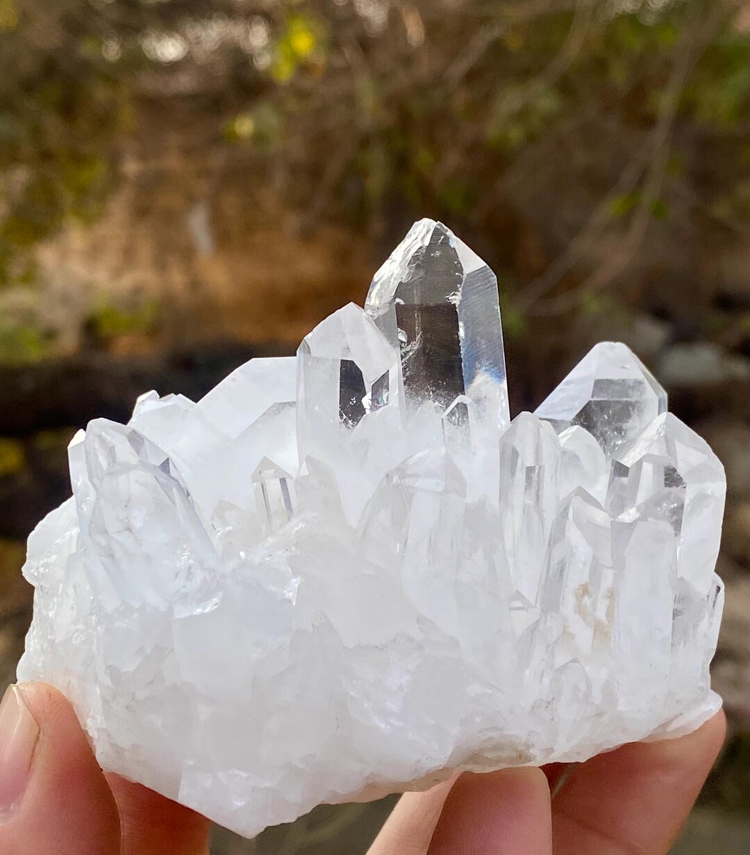 Natural Faden Quartz Specimen | Rare Thread Quartz Crystal - Etsy