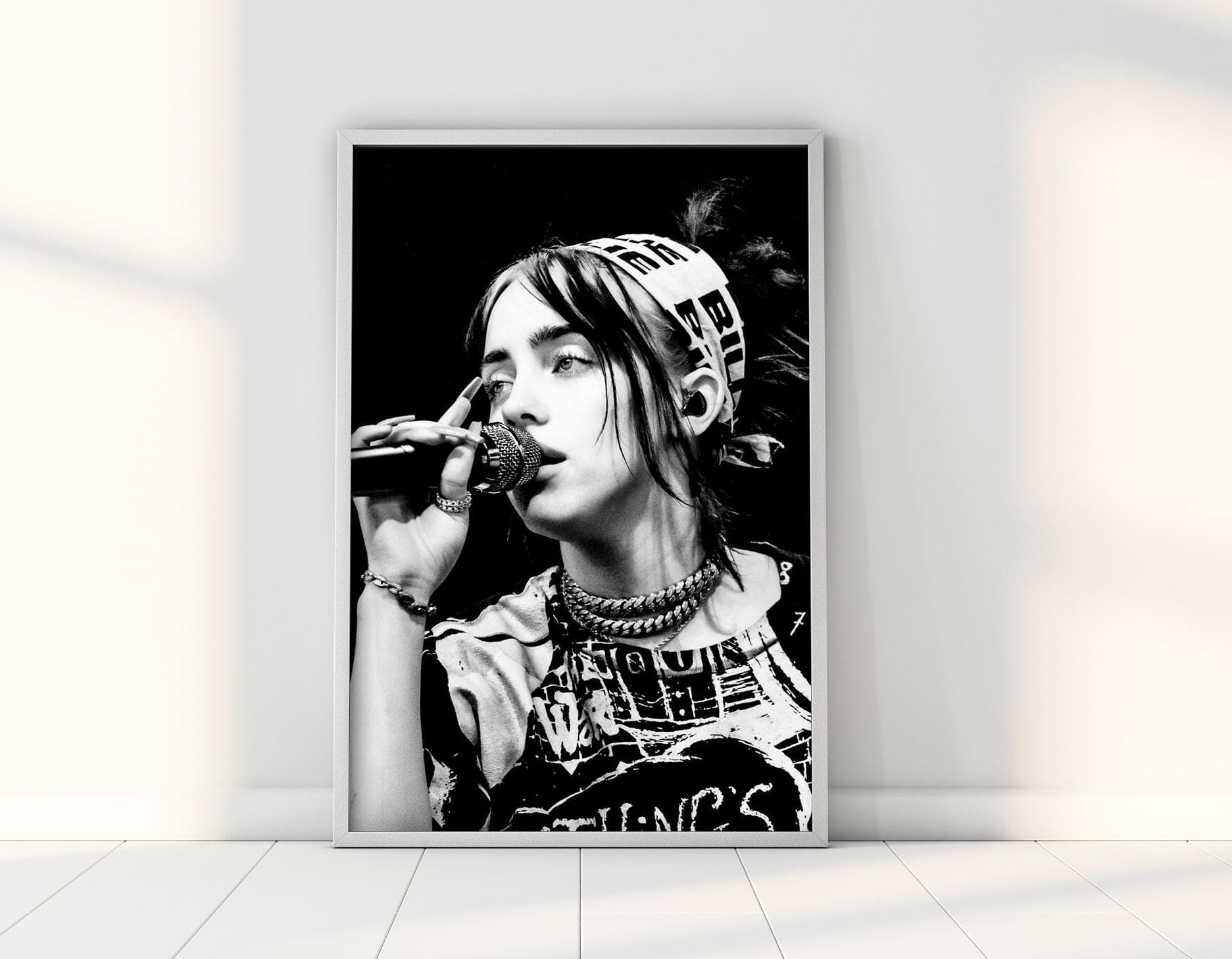 Discover Billie Eilish Wall Art Poster Premium Matte Vertical Print