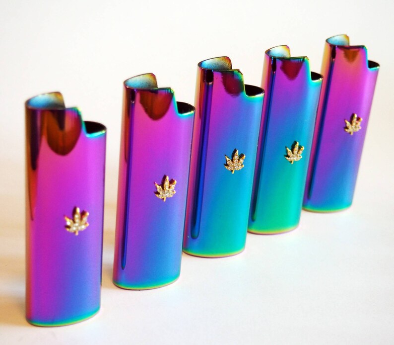 Rainbow glass BLUNT & LIGHTER CASE set all tools Etsy