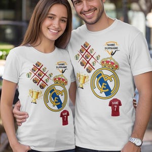Décoration de mug personnalisée pour une fête | Real Madrid, Barcelone ou équipe de votre choix | Fichier PDF/PNG imprimable | Nom, numéro et âge personnalisés | Téléchargement numérique image 8