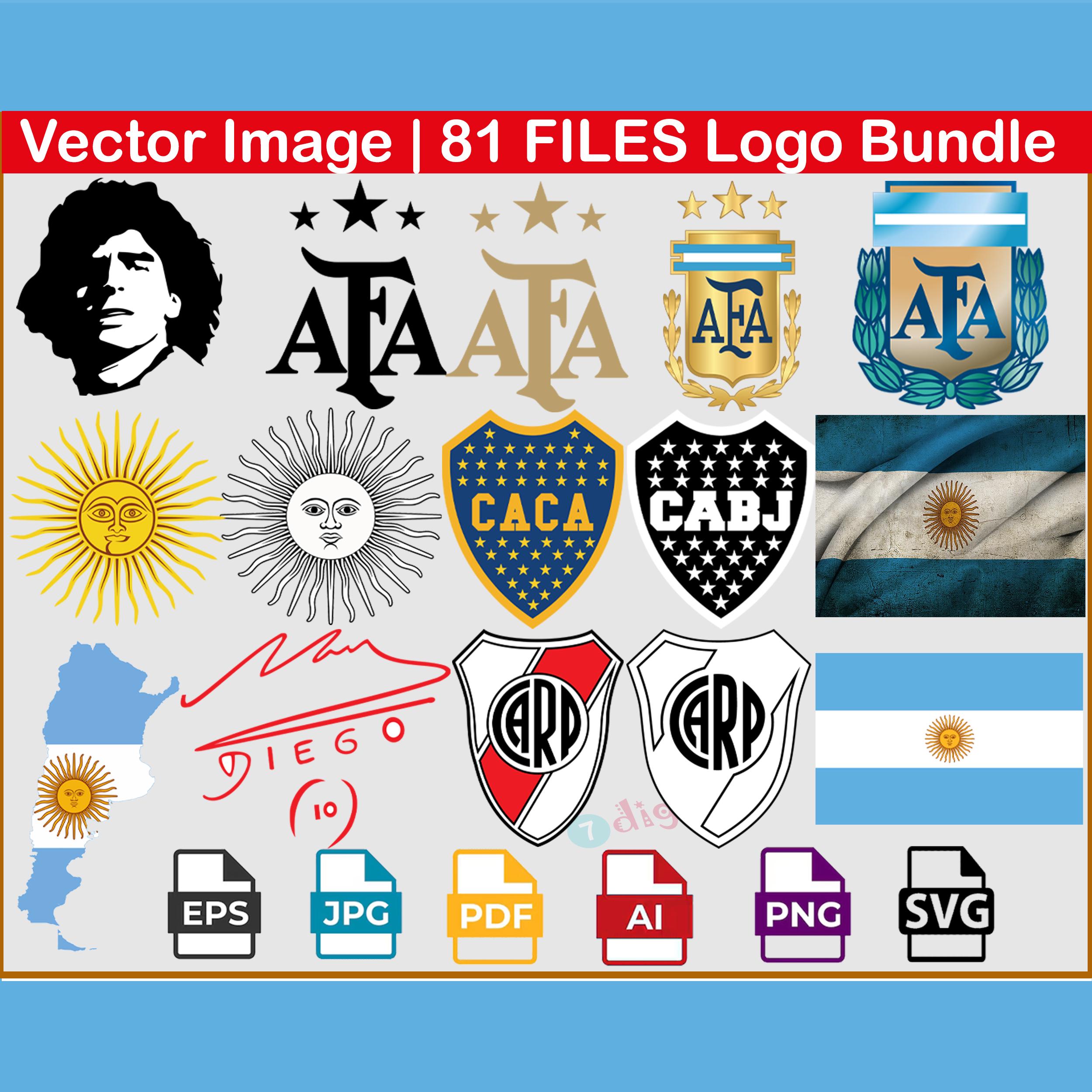 Argentina Boca Juniors River Plate Logo Bundle Svg-eps-pdf-png-jpg-ai ...