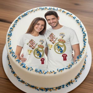 Décoration de mug personnalisée pour une fête | Real Madrid, Barcelone ou équipe de votre choix | Fichier PDF/PNG imprimable | Nom, numéro et âge personnalisés | Téléchargement numérique image 3