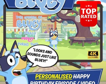 Bluey - Personalised Happy Birthday Episode / Video