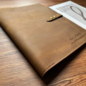 Leder Portfolio Personalisierte Ordner: A4 Letter B5 und A5 Größe Dokumentenhalter Organizer