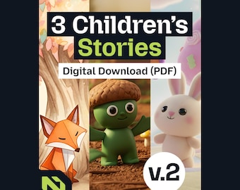 Children's eBook Set, Fun Illustrated Stories PDF file (Digital Download)