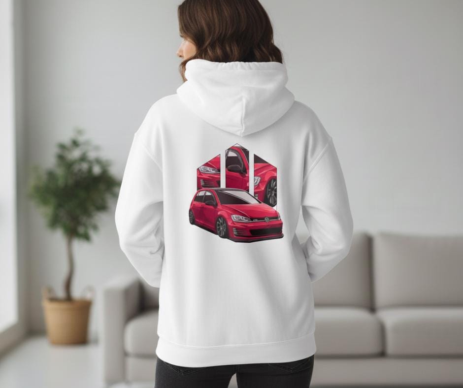 Volkswagen Zwart VW Classic Logo Sweatshirt met capuchon Volkswagen Zwart VW Classic Logo Sweatshirt met capuchon