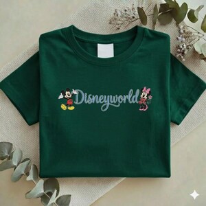 Embroidered Disneyworld Embroidered Sweatshirt, Mickey and Minnie Mouse Tee, Disney Family Trip Shirt, Disneyland Gifts Y-24022624 bild 16