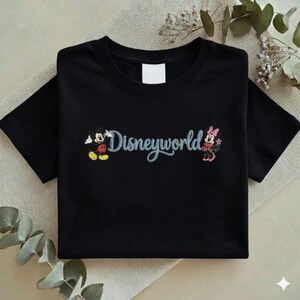 Embroidered Disneyworld Embroidered Sweatshirt, Mickey and Minnie Mouse Tee, Disney Family Trip Shirt, Disneyland Gifts Y-24022624 bild 14