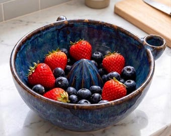 Vintage 1983 Teleflora Strawberry Metal Colander - Etsy