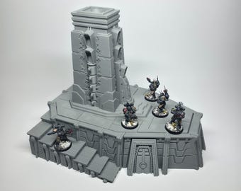 Ancient Alien Monolith Scatter Terrain | 28–32mm Sci-Fi Wargaming Scenery