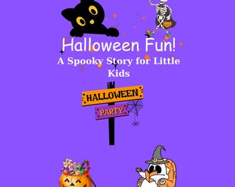 Spooky  Fun Halloween eBook for Kids ,Short Stories, Activities  Adventures ,Perfect for Fall Reading, ,printable book,kids Halloween book