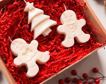 Gingerbread cookies candles | Christmas home decor