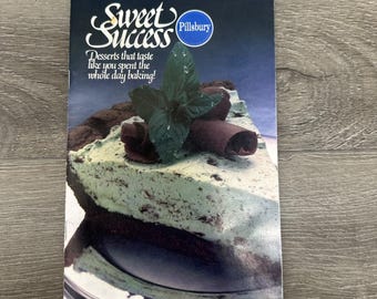 Sweet Success Pillsbury 1980 Vintage Dessert Cookbook Recipes Booklet