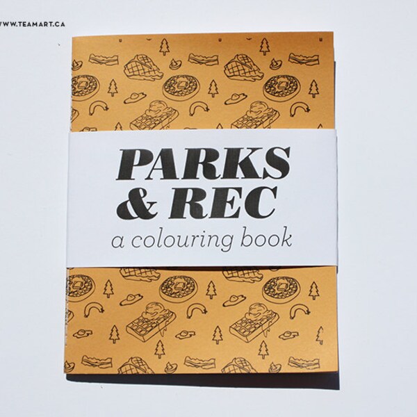 Parks and Rec - A Mini Colouring Book