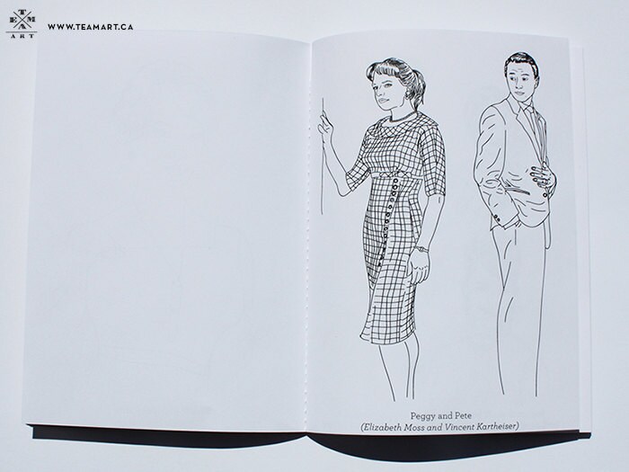 Mad Men A Colouring Book 5 x 7 in | Etsy
