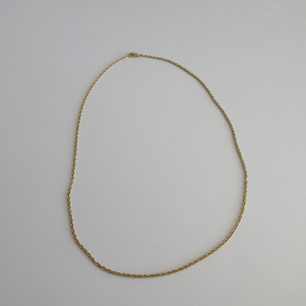 Gold Necklace Marked Korea - Etsy