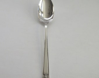Holmes & Edwards Century Pattern 1923 Inlaid Tablespoon Serving Spoon Super Silverplate 8.25 inch