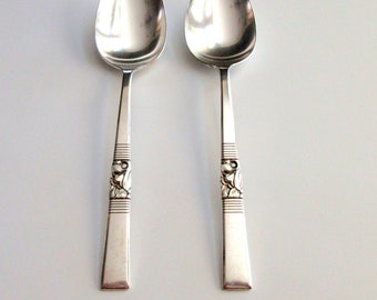 Tablespoons Set of 2 Morning Star Oneida community  8.5 inches
